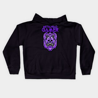 Metalhead Gamer Purple Kids Hoodie